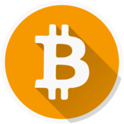 Bitcoin (BTC) logo.
